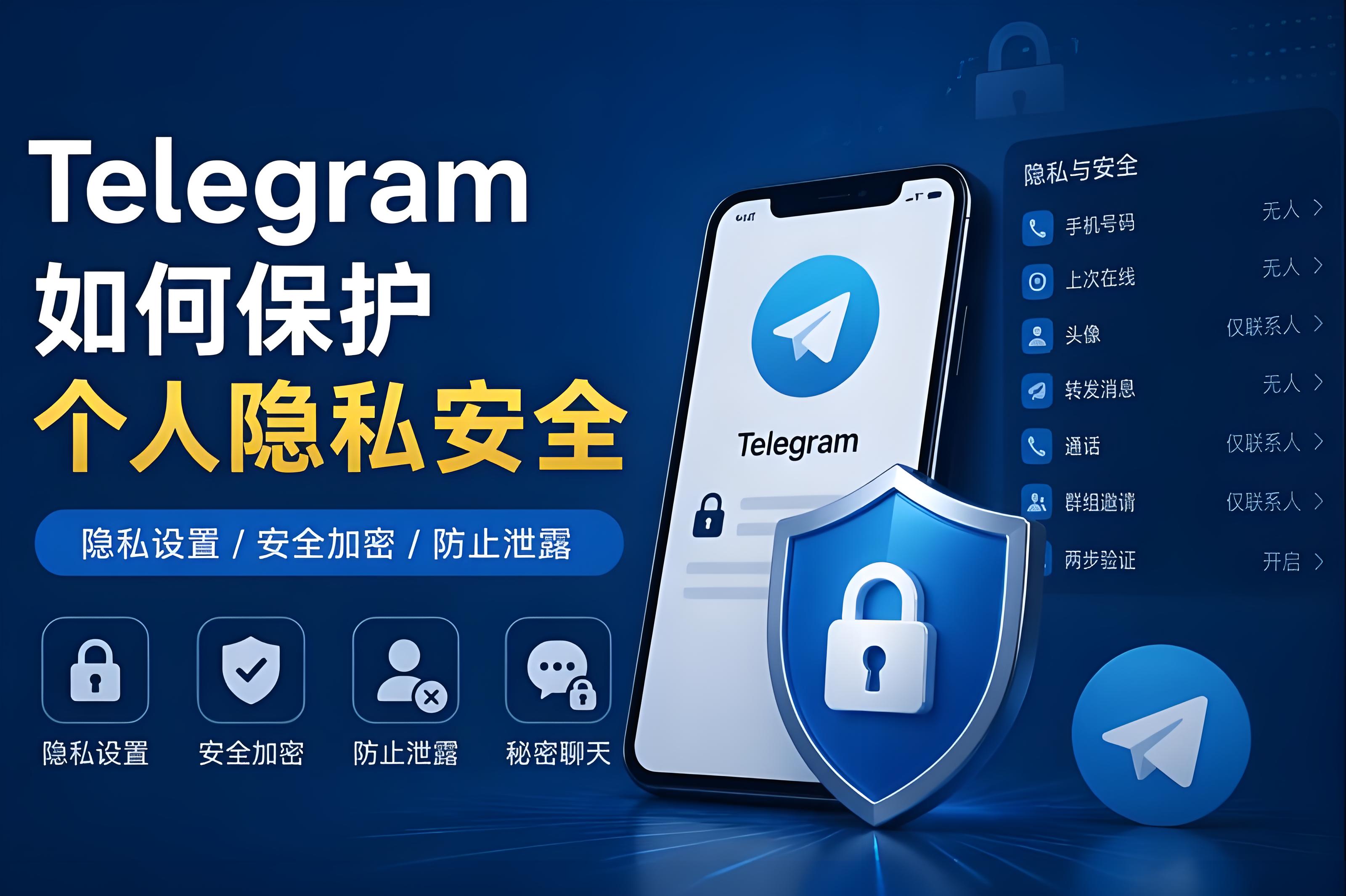 Telegram怎样防止个人隐私泄露？